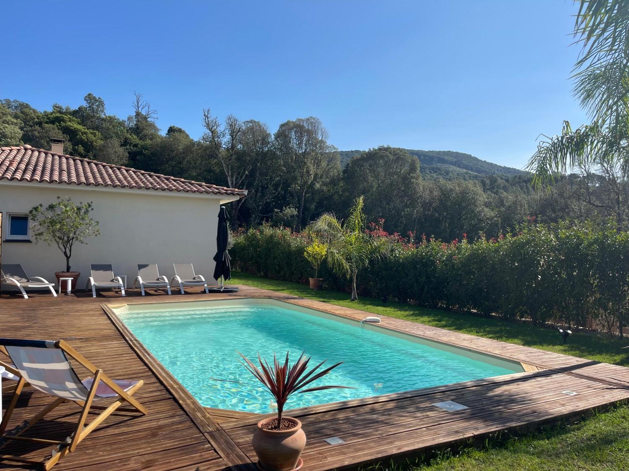 Magnifique Villa Recente Entre Mer Et Montagne Situee Entre Ajaccio Et Porticcio Cauro Buitenkant foto